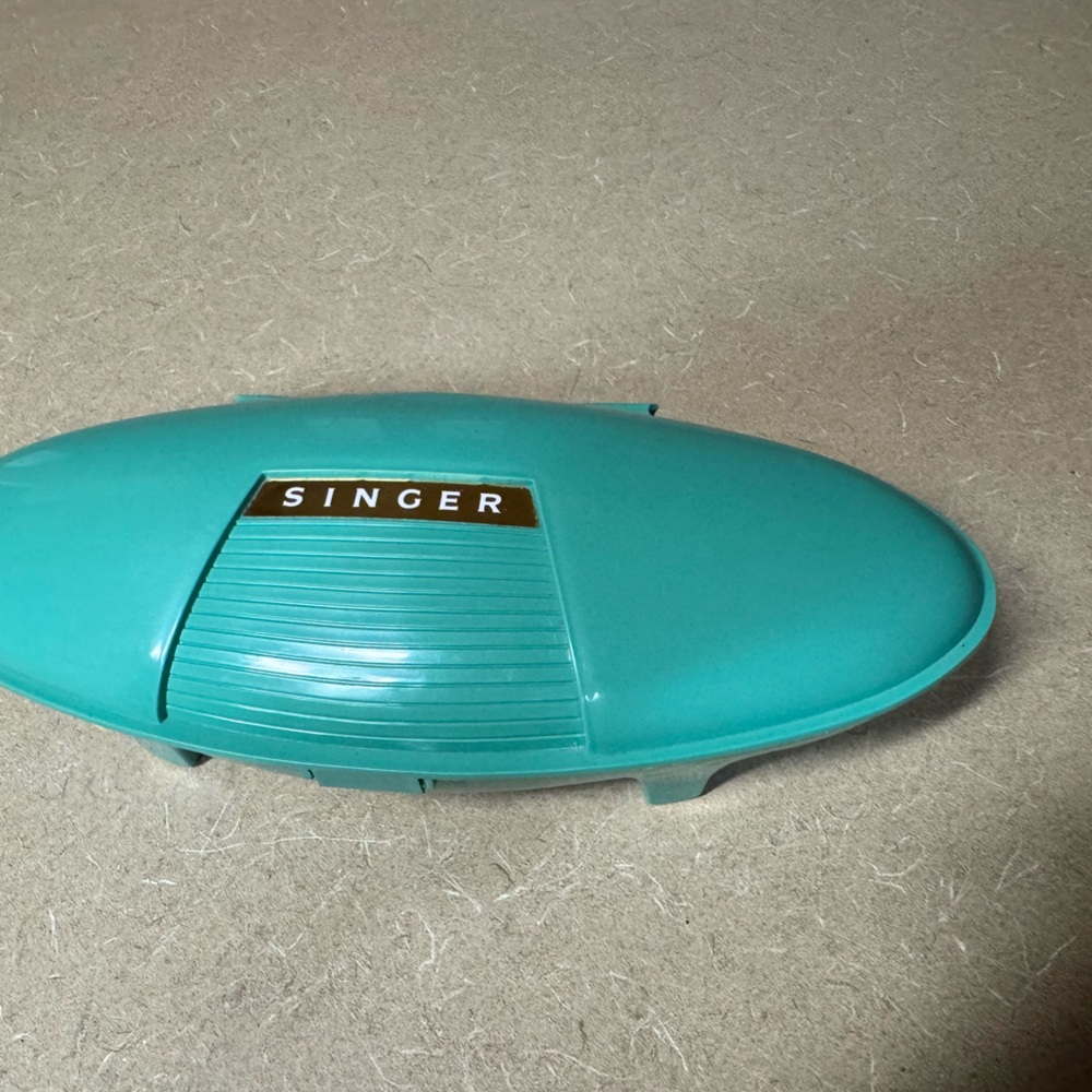 Singer Teal Sewing Machine Case